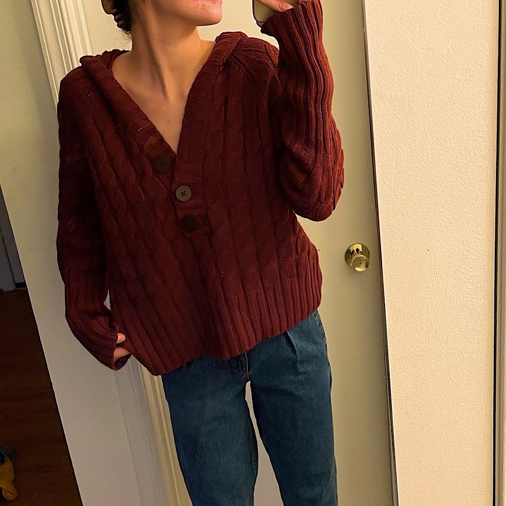Cabela’s sweater!